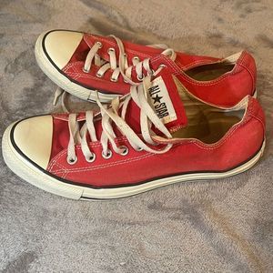 Converse Red campaign sneakers size 9